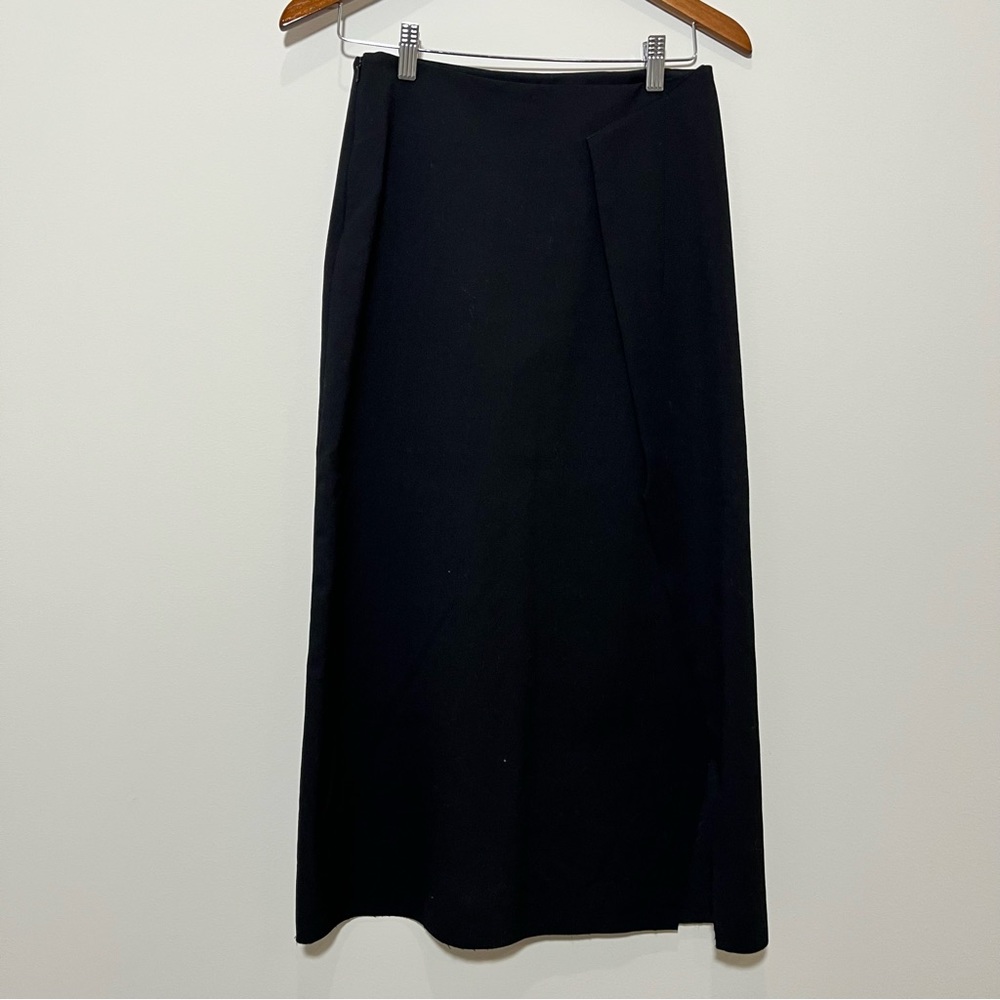 JNBY Side Slit Wool Skirt